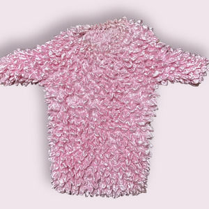 Light Pink Popcorn Top Y2K